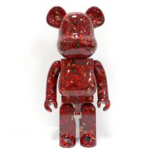 1000% Bearbrick Mika Ninagawa Leather Rose