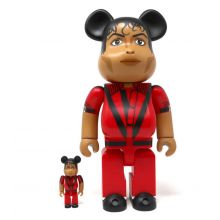 400% +100% Bearbrick Michael Jackson Thriller's Red Jacket