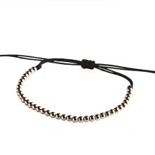 Anil Arjandas Bracelet Rose Gold Beads 3mm