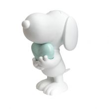 Snoopy Coeur Mat & Vert Pastel Laqué
