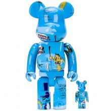 400% +100% Bearbrick Jean-Michel Basquiat V4