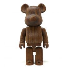 400% Bearbrick Karimoku Ovangkol Wood