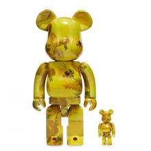 400% + 100% Bearbrick Van Gogh Museum Sunflowers