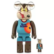 400% + 100% Bearbrick Vil Coyote (Space Jam A New Legacy)