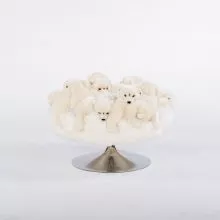 AP Collection Mini Pouf Trompette Sleeping Bear