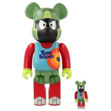 400% + 100% Bearbrick Marvin the Martian (Space Jam)