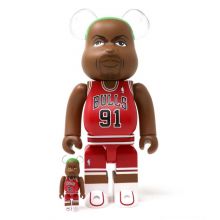 400% + 100% Bearbrick Dennis Rodman (Chicago Bulls)