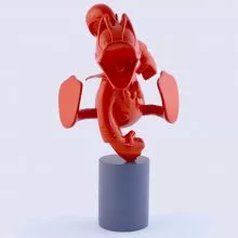 Donald Excite Monochrome Rouge