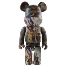 1000% Bearbrick Eugène Delacroix Liberty Leading the People