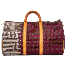 Jay Ahr Embroidery Collection x The Vintage Louis Vuitton Keepall Qatar Geometric