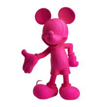 Mickey Welcome Soft Touch Fluo Rose