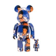 400% + 100% Bearbrick Andy Warhol Muhamad Ali