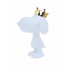 Snoopy Couronne Mat & Chromé Or