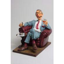 Guillermo Forchino 's   Mr。Poker Face  Poker PlayerコミックStatueギフト Guillermo Forchino The Poker Face Figurine : Amazon.in: Home & Kitchen