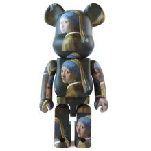 1000% Bearbrick Joahnnes Vermeer - La jeune fille à la perle