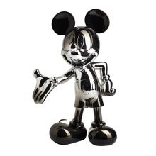 Mickey Welcome Dégradé Noir et Argent