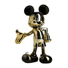 Mickey Welcome Dégradé Noir et Or