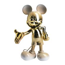 Mickey Welcome Dégradé Blanc et Or