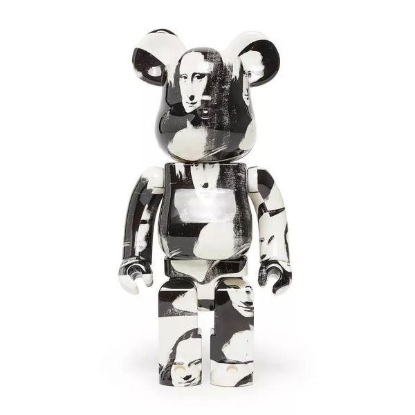 Figurine Medicom Toy 1000% Bearbrick Andy Warhol Double Mona Lisa