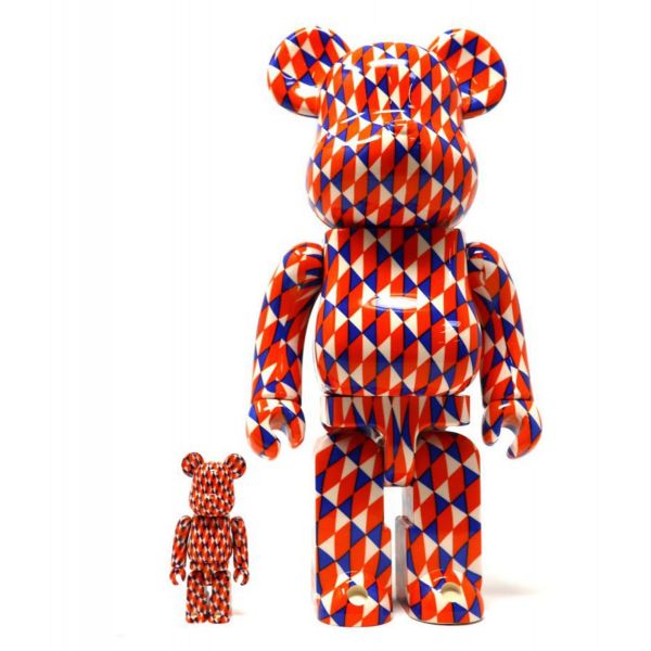 Figurine Medicom Toy 400% + 100% Bearbrick Barry McGee