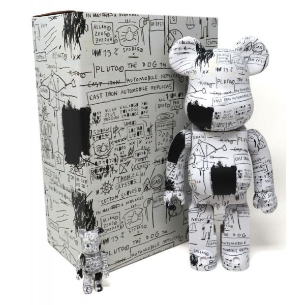 Figurine Medicom Toy 400% + 100%Bearbrick Jean-Michel Figurine Medicom Toy 400% + 100%Bearbrick Jean-Michel
