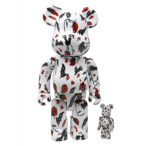 Bearbrick Custom Luis Vuitton Pattern Red 1000%