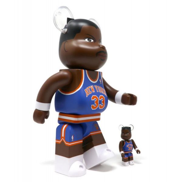 Figurine Medicom Toy 400% + 100% Bearbrick Patrick Ewing (Knicks 