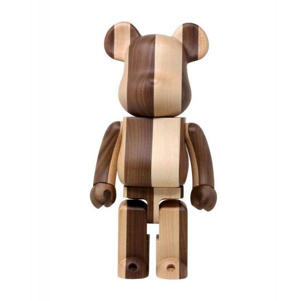 Figurine Medicom Toy 400% Bearbrick Karimoku Half and Half Figurine Medicom Toy 400% Bearbrick Karimoku Half and Half