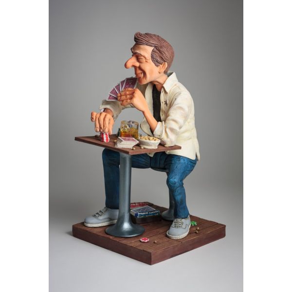 Statue Guillermo Forchino Mr. Poker Face par Guillermo Forchino