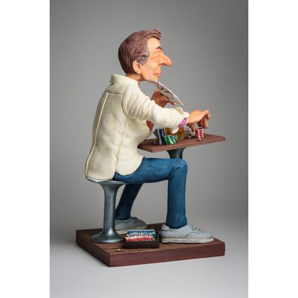 Statue Guillermo Forchino Mr. Poker Face par Guillermo Forchino