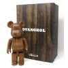 Figurine Medicom Toy 400% Bearbrick Karimoku Ovangkol Wood 