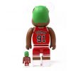 400% + 100% Bearbrick Dennis Rodman (Chicago Bulls) by Medicom Toy